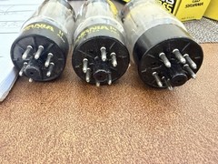 Three 6L6GC Sylvania Power Tubes Set Of 3 Amp Tubes Guitar Vintage Rare