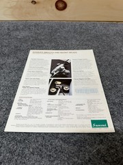 ⭐️ Original Sansui SR-222 Stereo Turntable Dealer Sales Brochure – Beautiful!
