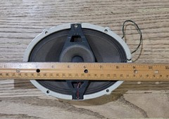 Vintage Grundig Coaxial Speaker 7059-051 W. Germany 4 Ohms 2W 2-Way Oval Radio