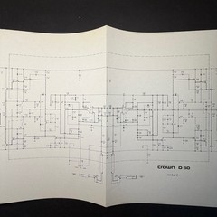 VINTAGE CROWN D-60/D-150A/DC-300/IC-150A/OC-150A FACELIFT INSTRUCTION MANUALS