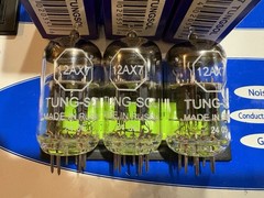 3 New In Box Gain Matched Tung-Sol 12AX7 Reissue Preamp Tubes