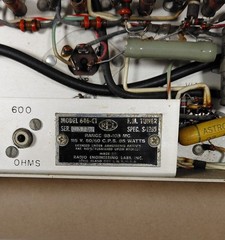 Precedent FM Tuner Model 646-C1 by Radio Engineering Laboratories