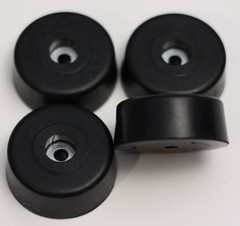 Heavy Duty Amplifier Feet, Amp head, Speaker Cabinet Feet Set of 4 : 5/8″ Tall