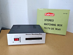 Calrad Stereo Matching Box 45-732 35w 35 watts NOS Vintage Audio Radio Impedance