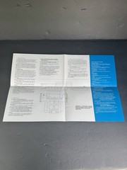 Vintage dbx Model 21 Disc Tape Decoder Instruction Manual Original