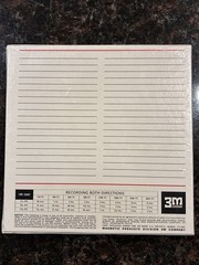 Scotch 190 Reel To Reel 1800 ft ~ Magnetic Tape SEALED 3M 1/4” Extra Length *New