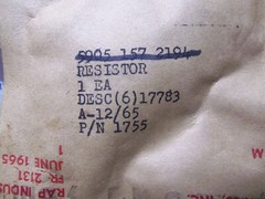 Ohmite – Inductive Wire Wound Fixed Resistor – P/N: 1755 (NOS)