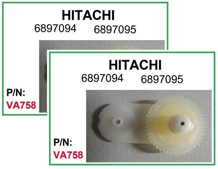 2 PRB VA758 VCR Video Idler Wheel for Hitachi 6897094 6897095 and Others