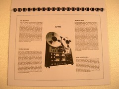 TEAC 3340S MULTI TRACK (SIMUL SYNC) RECORDING PROCESS, EXPLAINED ON CD + BOOKLET