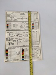 Philco Ford Laminated Capacitor Resistor Color Code Chart Guide – vintage poster