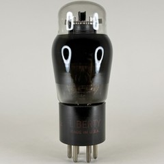 (1) Tested Liberty USA 2A5 Tube Black Glass Foil Getter Code 22 Pentode Tube