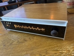 Realistic TM-90 Solid State AM FM Stereo Tuner Vintage Wood Wooden Case Japan