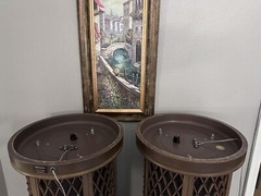 MCM PIONEER CS-05 Vintage Floor Speakers Mid Century Coffee Table. Tested!