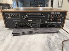 Vintage Nikko 5055 Stereo Receiver Silver Face Works Missing Buttons Part Repair