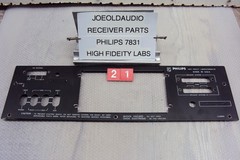 Philips 7831 Receiver Back Panel Nice Condition Tested Parting Out Entire 7831