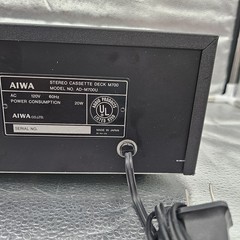 AIWA AD-M700U 3HEAD Metal Stereo Cassette Deck M700 Player Tested *See Video*