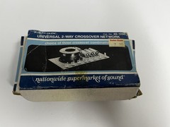 Open Box Unused Vintage Realistic Universal 2-Way Crossover Network #40-1296