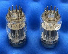 Two GE 5814A Tubes / X3 Mica / Horseshoe Getter / Amplitrex Tested / 12AU7 ECC82