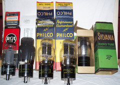Lot of (100+) NOS & used tubes in boxes,collection,radio,amp,compactron,octal,++