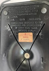 Zenith Model R472 AM/FM Radio Alarm Clock Circle of Sound Alarm NOT Working