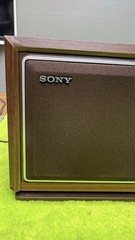 SONY FM/AM RADIO MODEL ICF-9740W TABLETOP WOOD GRAIN 13″ X 9″ + Antenna SERVICED