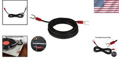 Professional 5ft Turntable Ground Wire – Eliminate Hum & Enhance Sound Quality