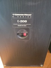 Cerwin Vega (SET OF FOUR) Classic E-208 Speakers Way Bass-Reflex Speakers