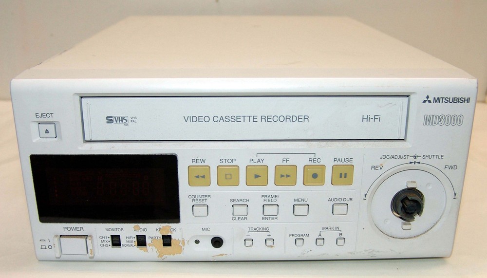 MITSUBISHI HS-MD3000E SVHS VIDEO CASETTE RECORDER HI-FI