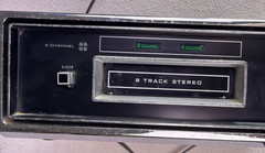 Panasonic RS-845US 2/4 Channel Stereo 8-Track Tape Player READ