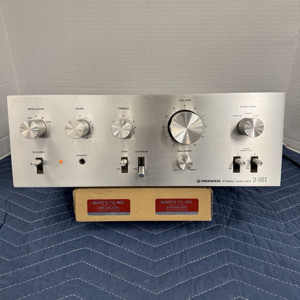 PIONEER SA-6500 II INTEGRATED AMPLIFIER – SERVICED – CLEANED – TESTED