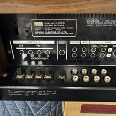 SANSUI G-3000 VINTAGE AM/FM STEREO RECEIVER – SERVICED – CLEANED – TESTED