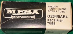 GZ34/5AR4 Mesa Baron Copper Plates Halo Getter Tube Strong Rectifier NOS Rare