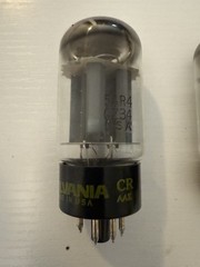 GZ34/5AR4 Sylvania Matched Pair Made in USA
