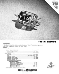 Lot of 4 GE JAN 5670W Vintage Triode Electron Tubes 5960-00-134-5994 Equal 2C51