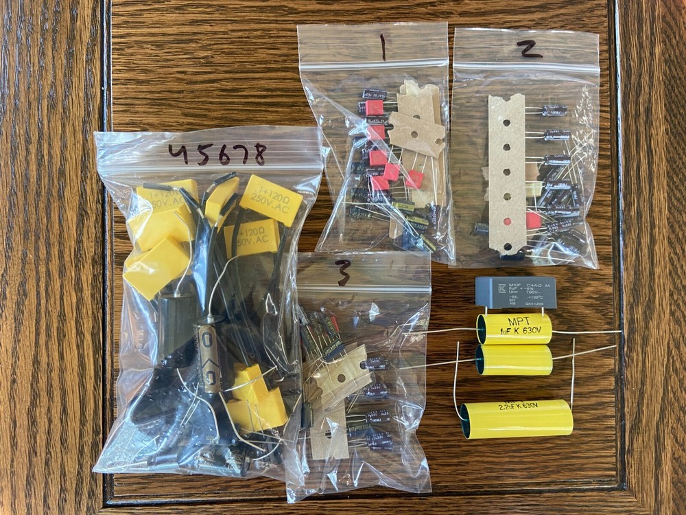 Teac A-2300S A-3300S Recap & Rebuild Kit High-Quality Reel-to-Reel Capacitor Set