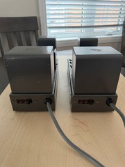 Quad II Monoblock Tube Amplifier Pair Vintage Valve Amps Untested As-Is