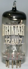BRIMAR 12AU7 MADE IN UNITED KINGDOM AMPLITREX Qty 1 # 2486001