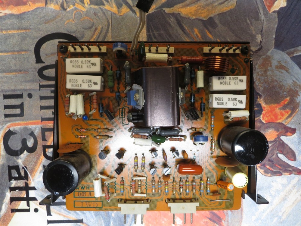 PIONEER SX-1250 STEREO RECEIVER POWER AMPLIFIER ASSEMBLY PART # AWH-048