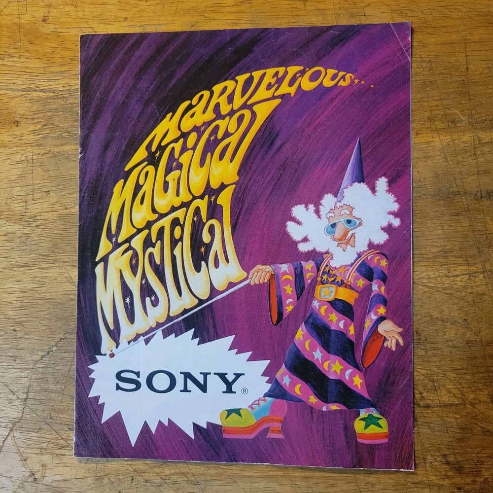 Sony Trinitron kv-1710 Kv-1510 Kv-1201 Tv-750 8fc-100w Brochure