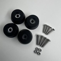 4 New FEET w/ hardware for Pioneer SX-880 RT-701 RT-707 Heavy-Duty Foot Parts