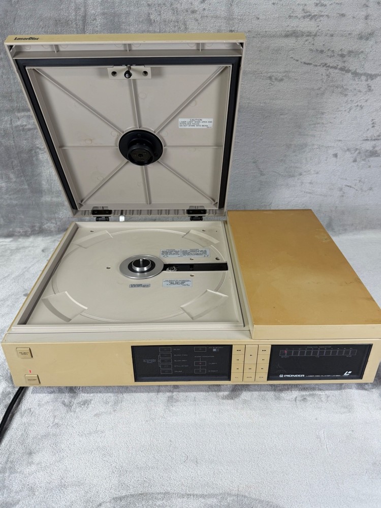 Pioneer Laser Disc Ld660 Player W/Discs Player Is Functional ~ Power Tested ONLY