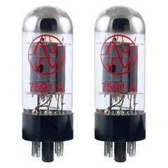 New Matched Pair (2) JJ 7591 Vacuum Tubes