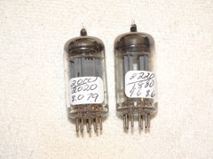 2 x 12AU7/ECC82 Brimar/Sherwood Tubes*Very Strong Testing*#2
