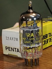 12AX7A/ECC83 Tungsram “Penta Lab” NOS/NIB MaxiPreamp2/TV7 tested