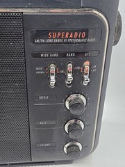 VINTAGE GE GENERAL ELECTRIC SUPERADIO MODEL 7-2887A TESTED WORKS & LOOKS GREAT!