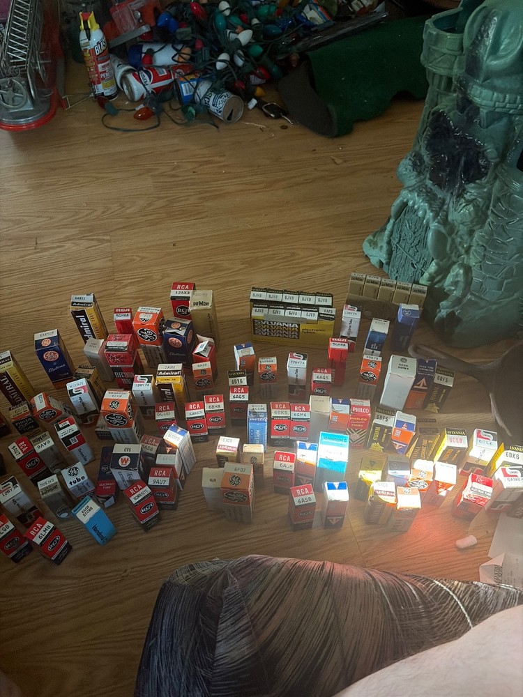 100 nsos radio and tv tubes in orginal box.
