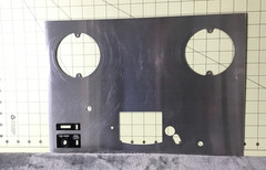 Teac 3300 3300-10 Reel to Reel Main Front SS Panel Genuine Part