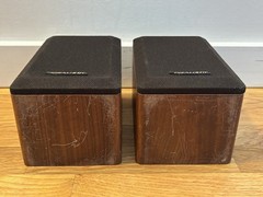 Vintage Realistic Minimus 7W Speakers Cat No 40-2039A Walnut Wood 8 Ohms 40W Max