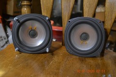 BRAND NEW NEVER USED INFINITY INFINITESIMAL 0.3 SINGLE VOICE COIL WOOFERS MINT