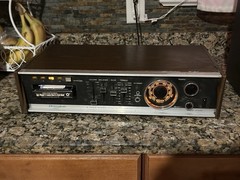 Vintage Morse Electrophonic 8-Track Am Fm Radio Stereo Receiver Wood Grain VIDEO